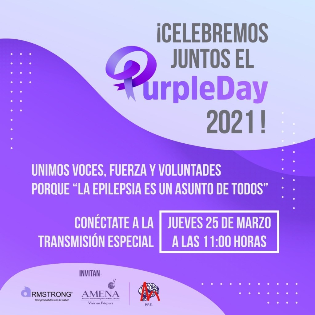 ¡Sé parte del Purple Day 2021! Porque “La epilepsia es un asunto de&nbsp;todos»