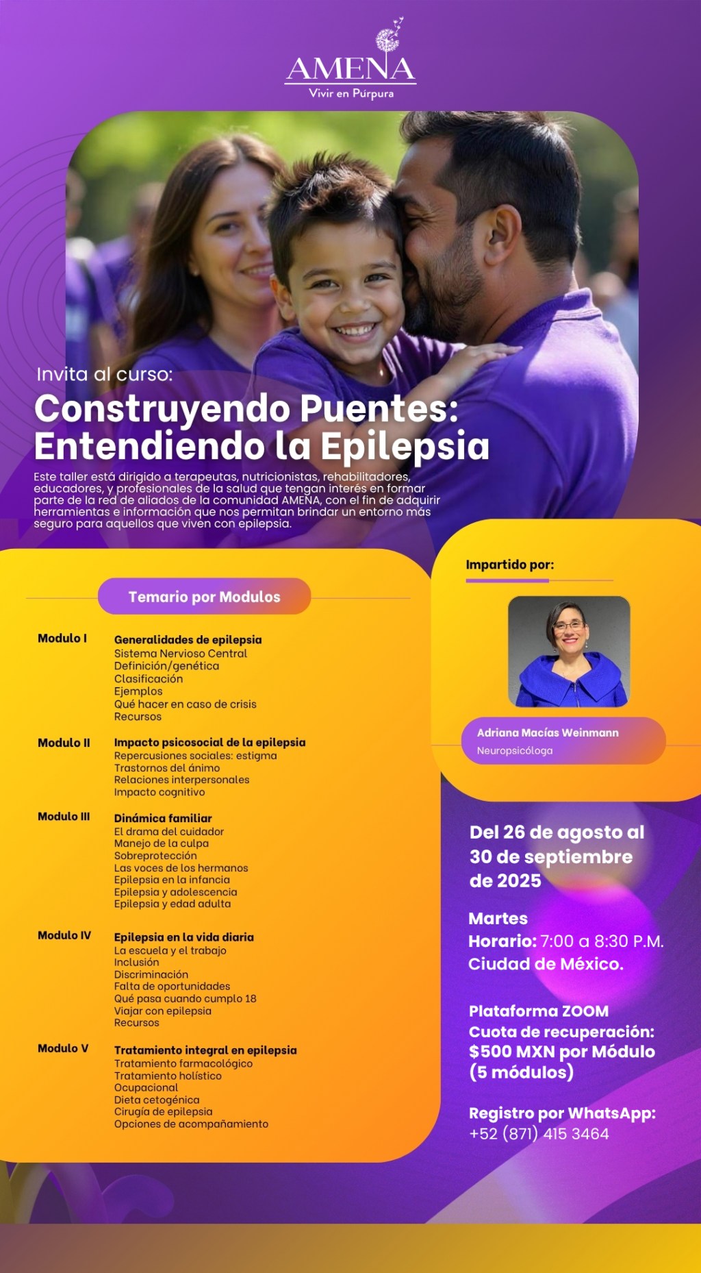 CURSO Construyendo Puentes: Entendiendo la Epilepsia 